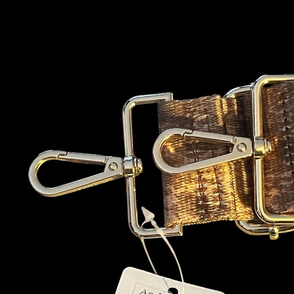 Ahdorned Crossbody Gold Tone Hardware Adjustable Strap - Picture 8 of 8